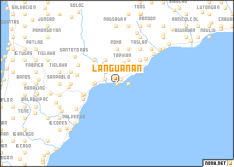 map of Lañguanan