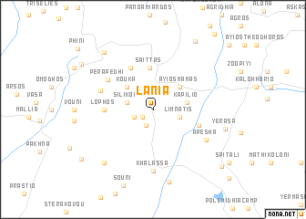 map of Lania