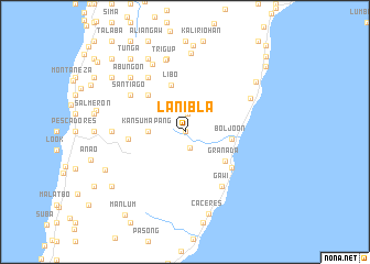 map of Lanibla