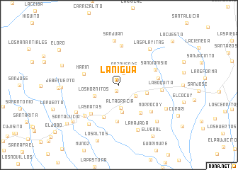 map of La Nigua