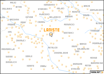 map of Lanište