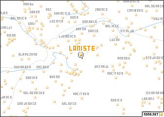 map of Lanište