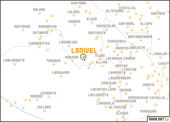 map of La Nivel