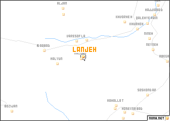 map of Lanjeh