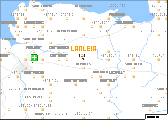 map of Lanléia