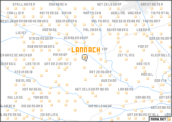 map of Lannach
