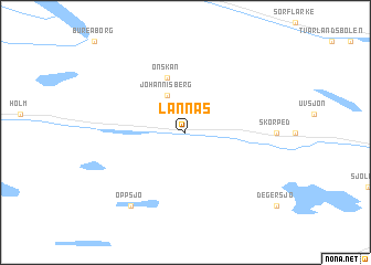 map of Lännäs