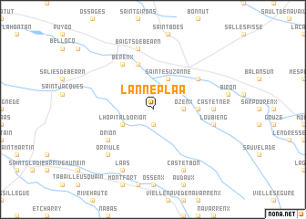 map of Lanneplaa