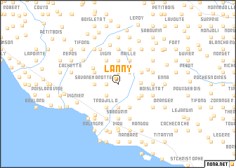 map of Lanny