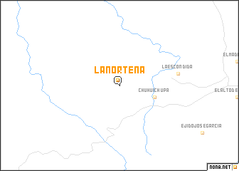 map of La Norteña