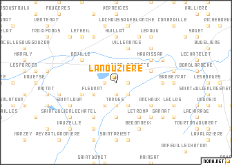 map of La Nouzière