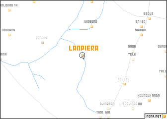 map of Lanpièra