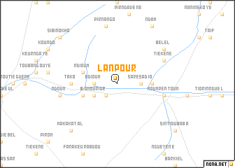 map of Lanpour