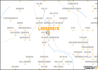 map of Lansanaya