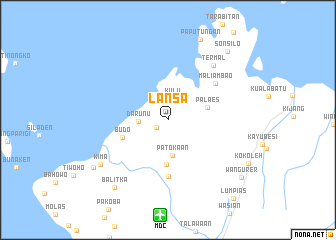 map of Lansa