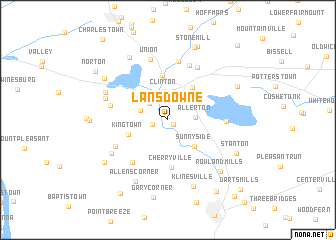 map of Lansdowne
