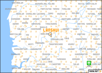 map of Lan-shui