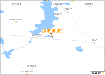 map of Länsi-Aure