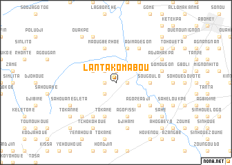 map of Lanta-Komabou