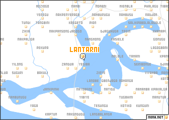 map of Lantarni