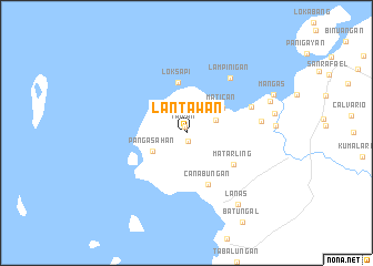 map of Lantawan