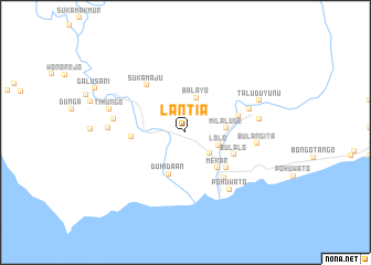 map of Lantia