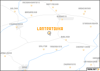 map of Lantratovka