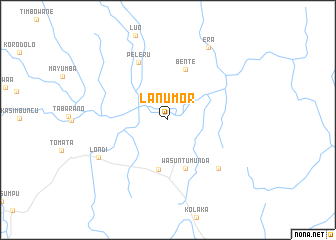 map of Lanumor