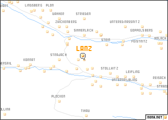 map of Lanz