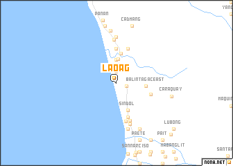 map of Laoag