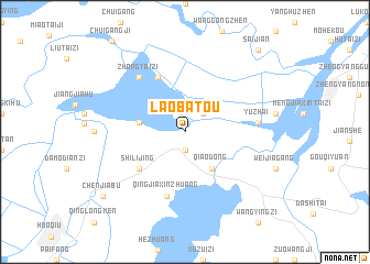 map of Laobatou