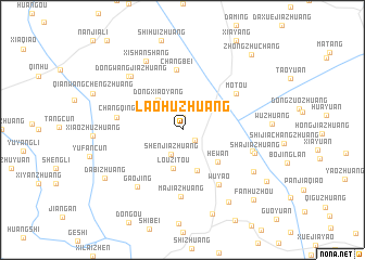 map of Laohuzhuang