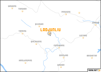 map of Laojunliu