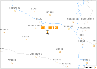 map of Laojuntai