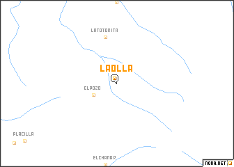 map of La Olla