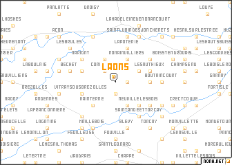 map of Laons