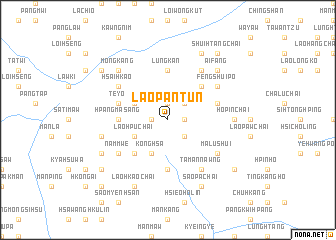map of Lao-pantün
