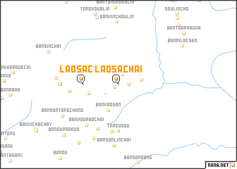 map of Lao Sa Chai