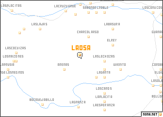 map of La Osa