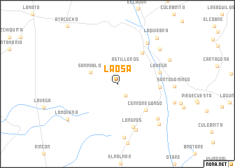 map of La Osa