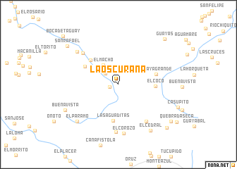 map of La Oscurana