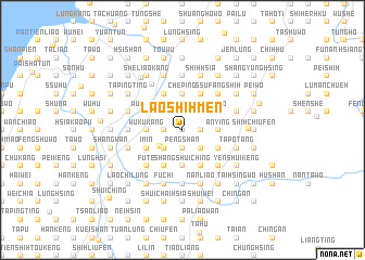 map of Lao-shih-men