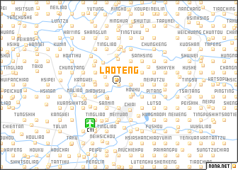 map of Lao-t\