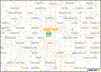 map of Lao-tien