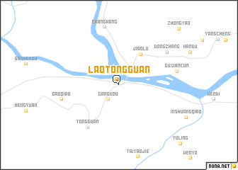 map of Laotongguan