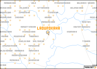 map of Laourokaha