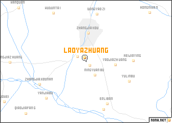 map of Laoyazhuang