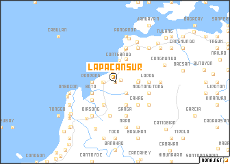 map of Lapacan Sur
