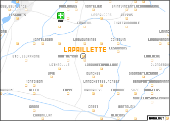 map of La Paillette