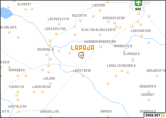 map of La Paja